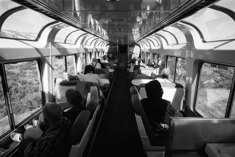 The dome car, heading west